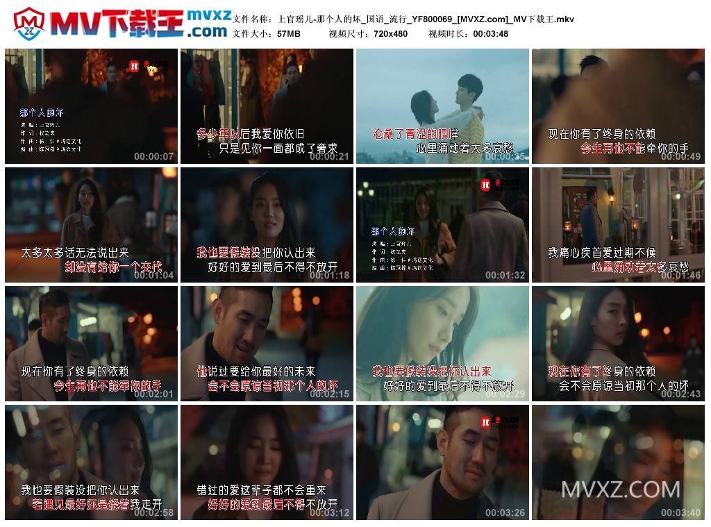 上官瑶儿-那个人的坏_国语_流行_YF800069